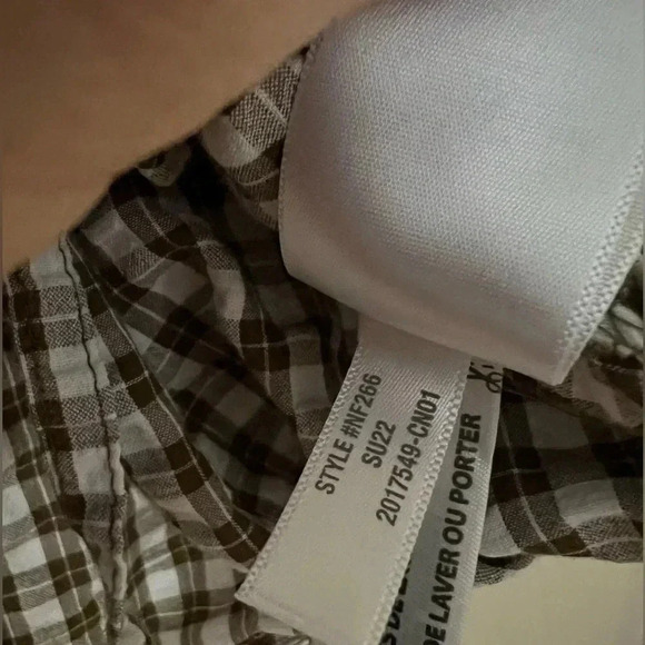 Madewell Seersucker Button Up Top - Picture 5 of 9